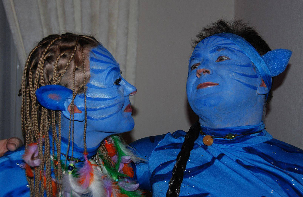 Stroje karnawałowe Neytiri i Sully z filmu Avatar